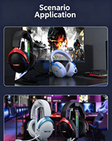 Casque filaire LDON X3 à latence nulle, adapté aux jeux quotidiens et à tous les types d'e-sport, interface USB universelle pour ordinateur
