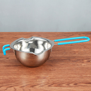 Pot de fondant pour chocolat en acier inoxydable 304, outils pour gâteaux, Double chaudière, bougie à bonbons, <span class=keywords><strong>fontaine</strong></span>, bol à fromage chauffant, 1 pièce - Product Image 5
