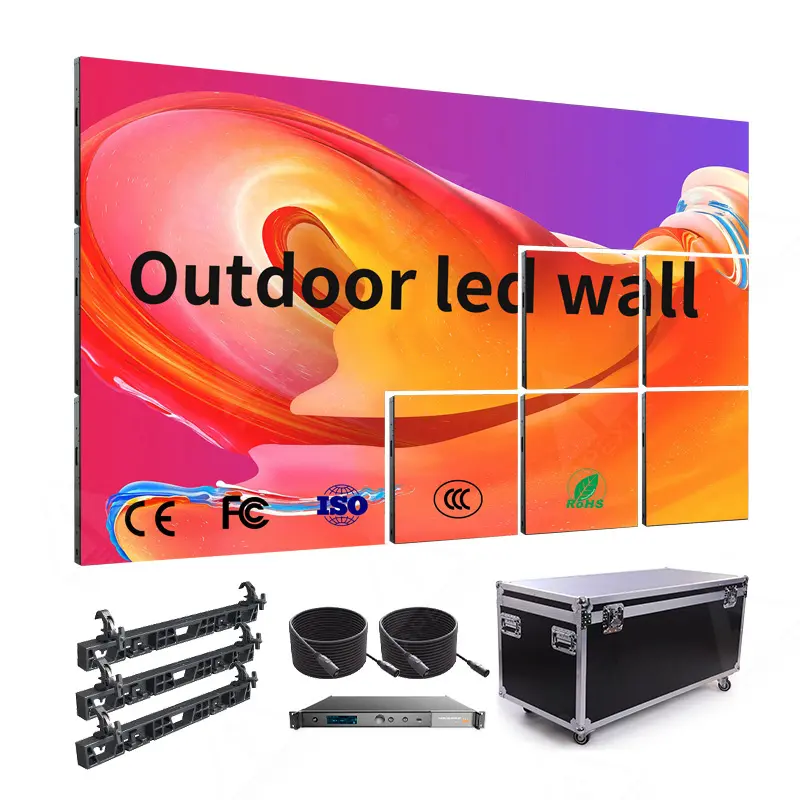 Shenzhen Customized Led Smart Maintenance Method Video Wall Sign Waterproof Led Panel Billboard Advertising Outdoor Led Screen