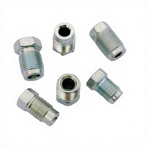 Raccords de frein hexagonaux en acier zingué haute résistance 3/16 -1/4 -5/16 M10M12M14 entièrement filetés et autobloquants - Product Image 2