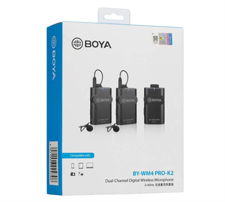Microphone sans fil Boya BY-WM4 PRO - BOYA MICROPHONE WIRELESS BY-WM4 PRO - Vente en ligne Dakar Sénégal