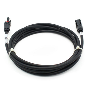   Câble d'<span class=keywords><strong>extension</strong></span> solaire, panneau solaire, connecteur double, câble solaire de 4 mètres carrés, fil de cellule solaire - Product Image 1