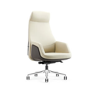 Fauteuil de bureau en cuir robuste et multifonctionnel, à bascule, pour la détente, les loisirs, les réunions et les négociations - Product Image 3