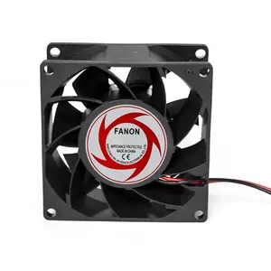 Powerful High CFM Large Air Flow Brushless Axial Flow Fan 120*120*38mm DC Axial Cooling Fan