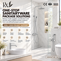 Ensemble de douche pour salle de bain, mitigeur de douche, robinet de cuisine et robinet de lavabo en acier inoxydable SUS304, OEM ODM personnalisé