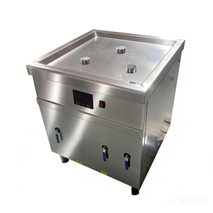 3/4 ホールド商用産業用立型蒸気炉スクリーン制御ステンレス鋼電気ガス8000W食品蒸し器 - Product Image 2