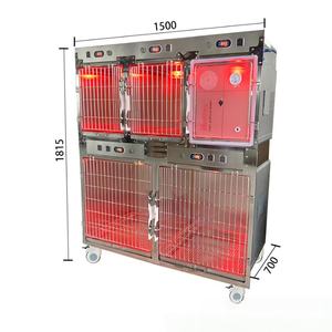 Nouvelle <span class=keywords><strong>Cage</strong></span> d'hôpital durable en acier inoxydable de haute qualité pour animaux de compagnie <span class=keywords><strong>Cage</strong></span> de chambre à oxygène chauffée <span class=keywords><strong>Cage</strong></span> d'affichage de stockage d'animaux - Product Image 5
