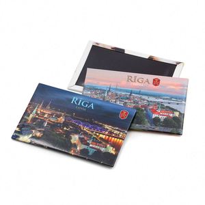 Imanes de Estaño Premium, Recuerdo de Viaje de Riga, Letonia, Imán Personalizado para Refrigerador - Product Image 3