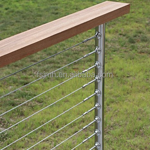 Thép không gỉ Cáp lan can hệ thống dễ dàng cài đặt dự án giải pháp tùy chỉnh kích thước lan can lan can phụ kiện chống gỉ sàn - Product Image 4