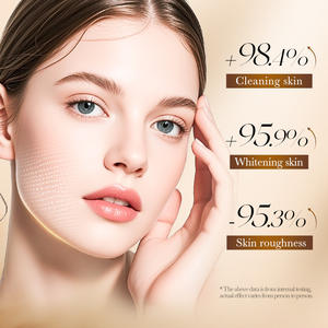 <span class=keywords><strong>Limpiador</strong></span> blanqueador e hidratante con esencia de arroz, ácido hialurónico y espuma de <span class=keywords><strong>gel</strong></span> antiarrugas de vitamina C para una limpieza profunda - Product Image 4