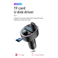 Lecteur MP3 portable pour voiture BT 5.4, émetteur FM, appels mains libres, double USB, charge rapide, portée 10m, prise en charge MP3/WAV, stéréo pour voiture