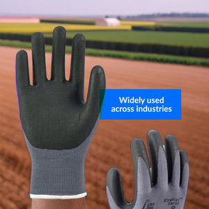 Gants à impact haute résistance pour gants de travail industriel enduits de nitrile pour champs pétrolifères - Product Image 1