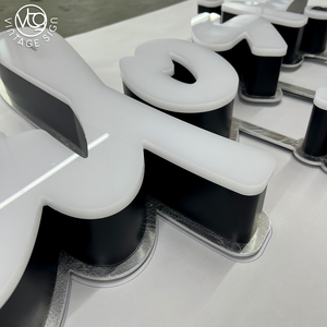 Letras LED con Iluminación Frontal sin Bordes y Placa Trasera |   Letrero con Logotipo Iluminado en Marco <span class=keywords><strong>Invisible</strong></span> Personalizado - Product Image 4