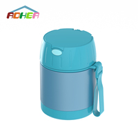 Aohea – Pot isotherme en acier inoxydable avec isolation intérieure en acier, pour soupes et aliments chauds, avec poignée
