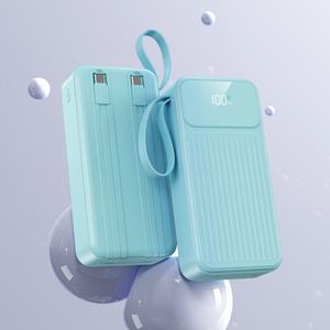 Cargador Portátil Universal con Logotipo Personalizado, 20000mah 30000mah, Carga Rápida PD22.5W, con Cable, Pantalla LED, Power Bank - Product Image 3