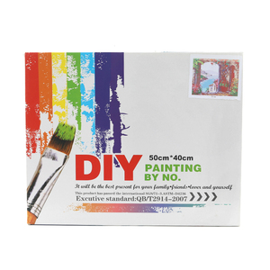 Pintura por números abstracta Diy pintura al óleo lienzo Kit zapatos <span class=keywords><strong>de</strong></span> baile rosa <span class=keywords><strong>en</strong></span> puntillas arte colgante imagen decoración para dormitorio - Product Image 3