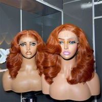 Magnifiques extensions de cheveux naturels vietnamiens de qualité supérieure, bouclés et ondulés, pour tissage, perruque frontale en dentelle douce et lisse, sans nœuds