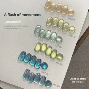 Gel <span class=keywords><strong>de</strong></span> <span class=keywords><strong>Uñas</strong></span> Ojo <span class=keywords><strong>de</strong></span> Gato Brillante, Verano 2025, Cristal Blanco <span class=keywords><strong>con</strong></span> Pedrería, <span class=keywords><strong>con</strong></span> Capa Selladora y Reforzada, Suministros para Arte <span class=keywords><strong>de</strong></span> <span class=keywords><strong>Uñas</strong></span> - Product Image 1