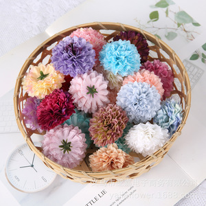 Silk <b>Flower</b> Heads <b>Artificial</b> <b>Flowers</b> For Wedding Home Decoration 12 Colors GX156 - Product Image 3