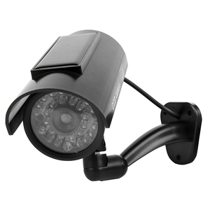 High Quality Simulate Red LED <strong>Blinking</strong> Outdoor <strong>Indoor</strong> Bullet Security CCTV Dummy <strong>Camera</strong> Solar Dummy Security <strong>Camera</strong> - Product Image 1