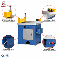 Machine de découpe de tuyaux semi-automatique à économie d'énergie 425, moteur de coupe à angle de 45 degrés, scie circulaire hydraulique pour PVC/aluminium