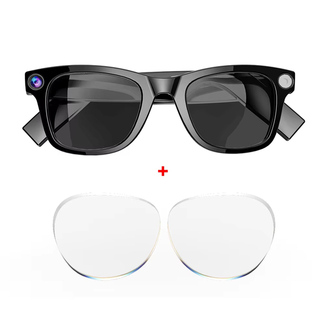 2026 Smart AI Camera Glasses with 4K Video APP Control WiFi Transfer Things Recognition & Translation Music Player