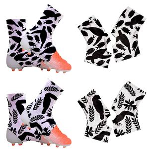 La tacchetta personalizzata pura copre la tacchetta da Football americano di colore bianco nero con tacchetta bianca personalizzata copre il calcio americano - Product Image 4