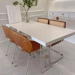 Acrylic <b>Dining</b> <b>Table</b> Rectangle Modern Minimalist Design For <b>Dining</b> Room - Product Image 2