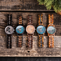 Livraison Rapide Ventes Flash Vente en Gros Faible MOQ Dropshipping Logo Personnalisé OEM Montre en Bois Écologique pour Homme à Cadran à Aiguilles à Quartz