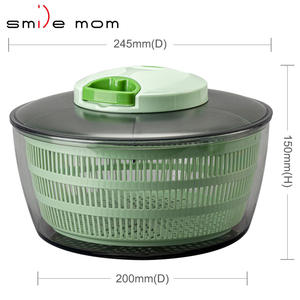 <span class=keywords><strong>Essoreuse</strong></span> à <span class=keywords><strong>salade</strong></span> et lave-légumes en plastique écologique grande taille, compatible micro-ondes, pour la maison - Product Image 3