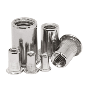 Tuercas de remache con moleteado vertical, tornillos de remache hexagonales extendidos - Product Image 5