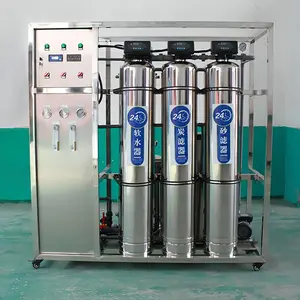 250 l/h 500 l/h 1.000 l/h Umkehrosmose-RO-Wasserfiltermaschine reines Wasseraufbereitungssystem