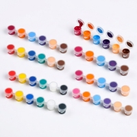 Peinture acrylique à base d'eau personnalisable en gros de 5 ml pour projets créatifs et jouets en pâte pour enfants