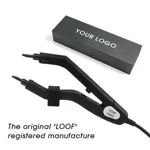 Ferramentas de fusão de cabelo ergonômica, conector de ferro com queratina para ponta em u, ferramentas para extensão de cabelos