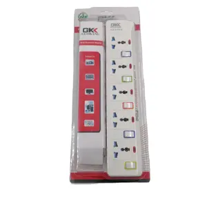 Prise électrique de haute qualité et prise avec interrupteur de contrôle Offres Spéciales prise d'extension boîte personnalisée Logo personnalisé NFC 144