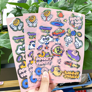 Bán Buôn Không Thấm Nước Tùy Chỉnh In Ấn Vinyl Nụ Hôn Cắt Dễ Thương PVC Sticker Tấm Cho Kế Hoạch Văn Phòng Phẩm - Product Image 6