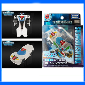 <span class=keywords><strong>TAKARA</strong></span> <span class=keywords><strong>TOMY</strong></span> Transformers EarthSpark ESS-06 Wheeljack Spinch Change Spin Changer Action Figure 2-in-1 หุ่นยนต์ของเล่นของเล่นเด็ก - Product Image 1
