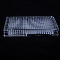 Oferta Especial AMA: Placas de Cultivo Celular Desechables de Plástico Estéril con Tratamiento TC, 384 Pocillos, Fondo Plano Transparente, Transparentes/Blancas/Negras