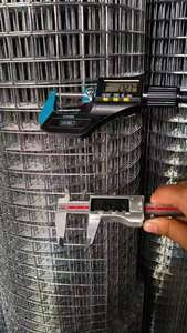 1mm Thickness 1/2 Inch square Hole Hot Dipped Galvanized Welded Wire Mesh Roll for <strong>Fence</strong> - Product Image 3