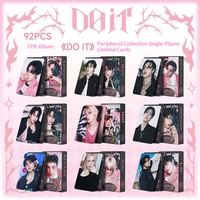 Lot de 92 cartes photo en papier couché STRAYKIDS DOIT pour l'album, avec autocollants multi-festivals Felix HAN I.N et cartes LOMO, pour le marché international