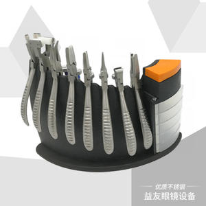 Kit de herramientas de reparación de gafas Jiangsu, alicates de acero inoxidable, destornillador, estante de almacenamiento para gafas de sol, antideslizante - Product Image 4