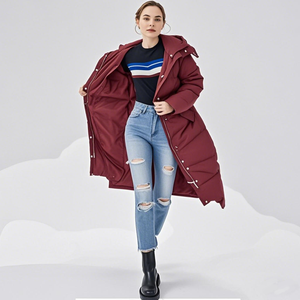 Veste en duvet légère et <span class=keywords><strong>fine</strong></span> à capuche <span class=keywords><strong>longue</strong></span> <span class=keywords><strong>mi</strong></span>-<span class=keywords><strong>longue</strong></span> personnalisée AQTQ pour <span class=keywords><strong>femme</strong></span> manteau d'hiver tendance pour <span class=keywords><strong>femme</strong></span> - Product Image 5