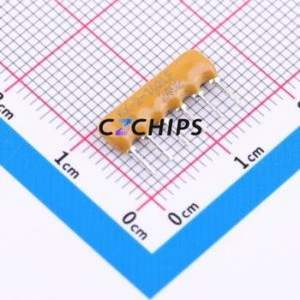 4606X-102-102LF ตัวต้านทานแบบเครือข่าย SIP-6-2.54 มม. (จำนวนตัวต้านทาน: 3 ตัว) (ค่าความต้านทาน: 1kโอห์ม ความแม่นยำ: 2%) - Product Image 1
