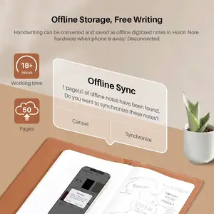 Huion dijital akıllı el yazısı çizim tanıma dizüstü taşınabilir elektronik kablosuz dijital not defteri X10 APP ile