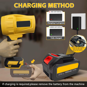 <span class=keywords><strong>Souffleur</strong></span> de neige et de débris DIY pour jardin, 40V sans fil, moteur sans balais, haute vitesse d'air, pression de vent 180g-200g, usage résidentiel et commercial - Product Image 4