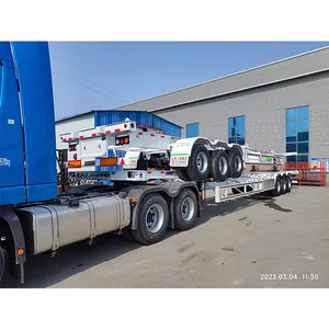 High Quality 40 Foot Flat Container Trailer