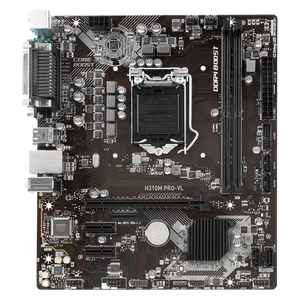 Carte mère de bureau MS LGA 1151 H310M <span class=keywords><strong>PRO</strong></span>-V PLUS VL <span class=keywords><strong>VDH</strong></span> FIRE WATER VH H310M-S03 H310M-S05 8 9ème génération - Product Image 5