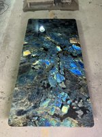Granit exotique brésilien naturel Lemurain Blue Table Top cuisine Carrelages de sol de luxe Labrador Blue Granit pour dessus de table