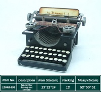 Modèle de caisse enregistreuse en métal Vintage personnalisé, machine à écrire télégraphique, émetteur rétro pour la décoration de Pub à domicile