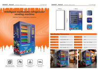 Máquina Expendedora de Espiral, Kiosco Comercial Grande para Exteriores con Pantalla Giratoria para Snacks y Bebidas